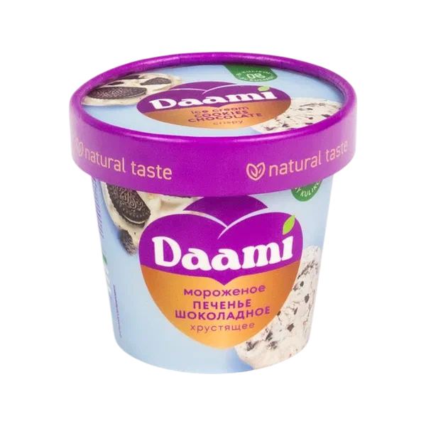 Мороженое DAAMI шоколад. с шоколад. крошкой 90г стак