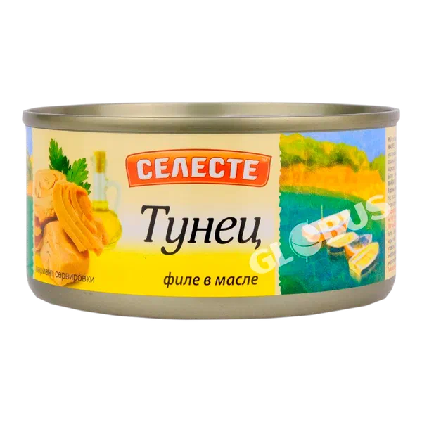 Филе тунца Пеликан в масле 185г ж/б