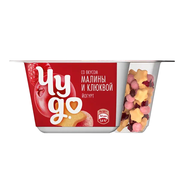 Чудо ягодное конфетти йогурту 4% 105г