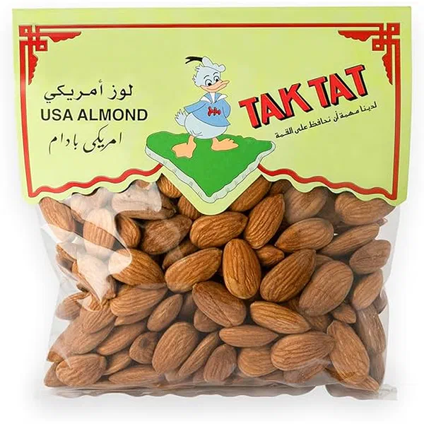 TAK TAT USA ALMOND 250GM - USA ORIGIN ROASTED ALMONDS