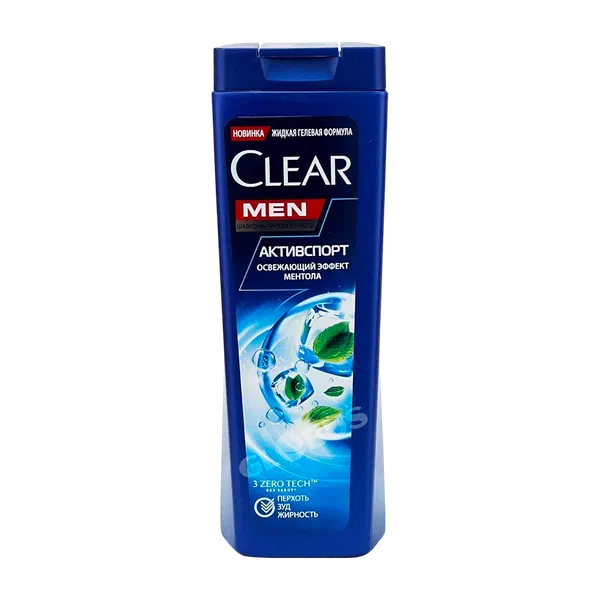 Шампунь UN Clear активспорт ментол муж 180мл