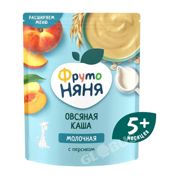 Каша дет. Фруто Няня овсян. с перс. с 5мес 190г