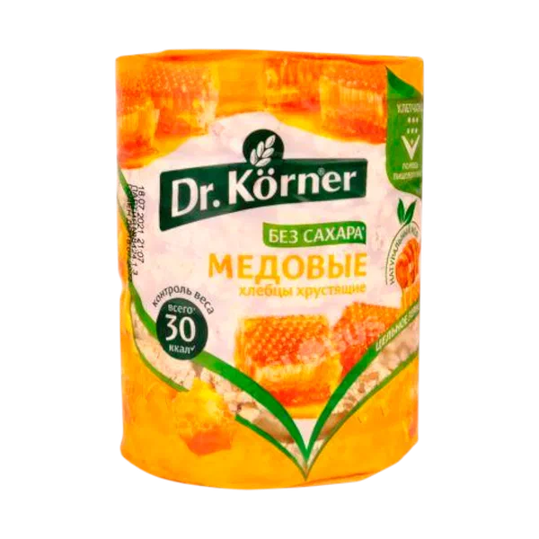 Хлебцы Dr.Korner злак. коктейль медовые 100г