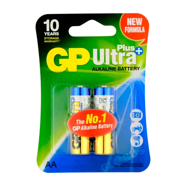 Шакардуу гальваникалык элемент GP Mignon Ultra Plus AA 2д