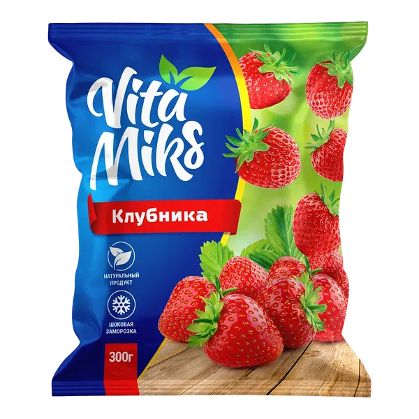 Клубника VitaMiks заморож  300г