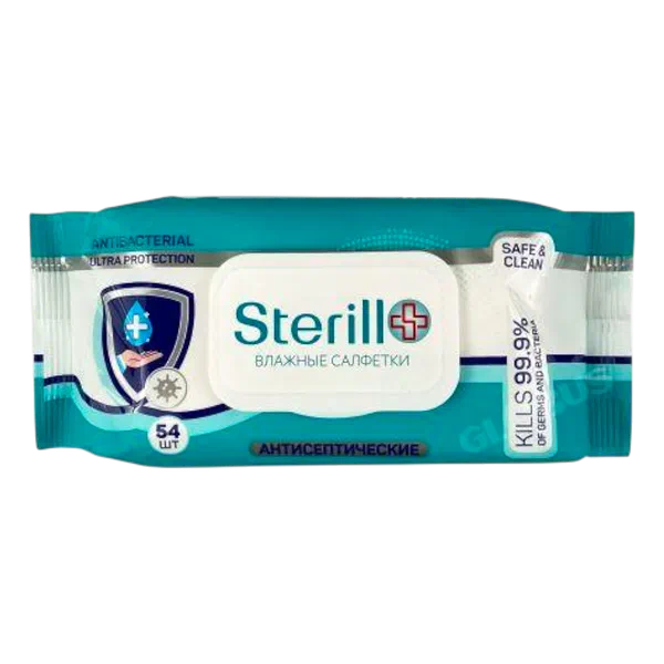 Салфетки влажн Flovell Sterill 54шт