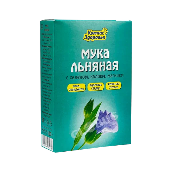 Мука Компас здоровья льняная 300г