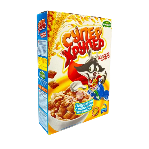 Подушечки Супер Хрупер с молоч.начинкой 250г