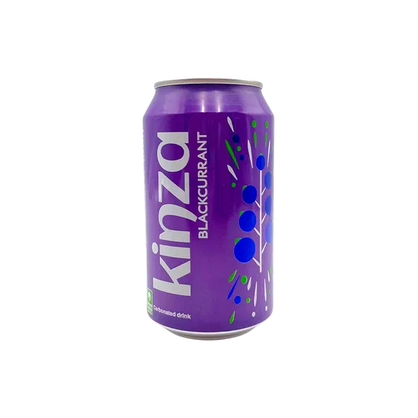 Kinza Blackcurrant газдалган суусундугу 0,36л ж/б
