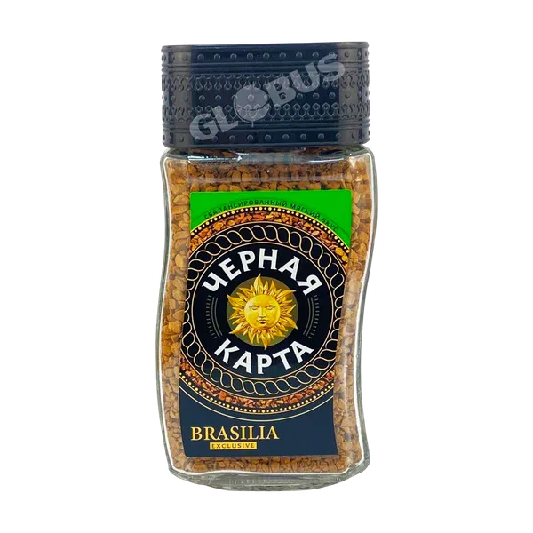 Кофе Черная Карта Exclusive brazilia 95г ст/б