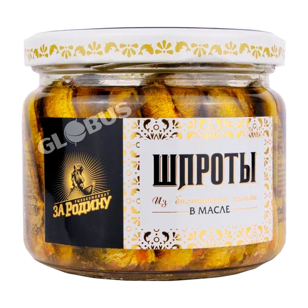 Шпроттор балтийск. За Родину килька м/н /ачкыч/270г ст/б