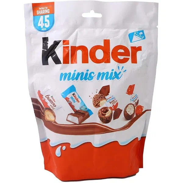 KINDER MINIS MIX T45 259GM - LARGER KINDER MINIS MIXED CHOCOLATE