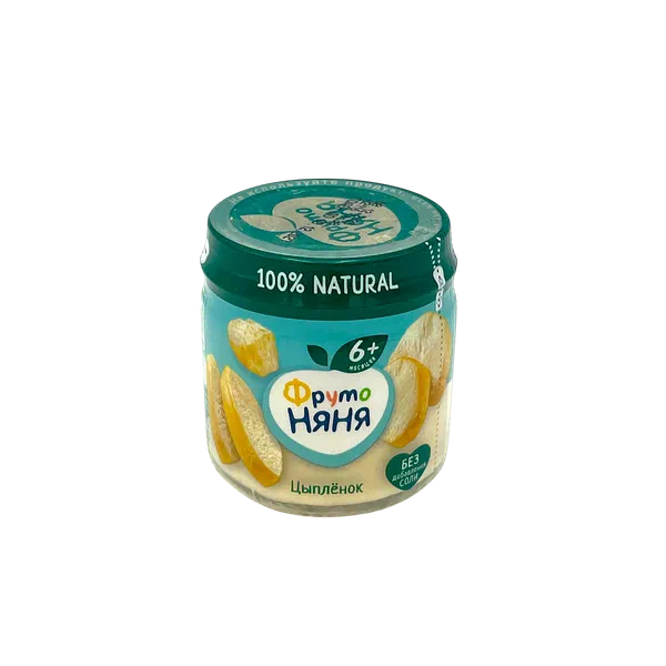 Пюре дет. Фруто Няня из цыплят с 6мес 80г ст/б