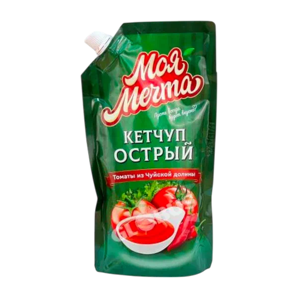 Кетчуп Моя Мечта острый 380г д/п