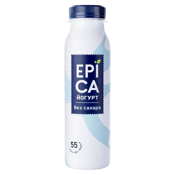Epica ичүүчү классикалык йогурту 2,9% 260г
