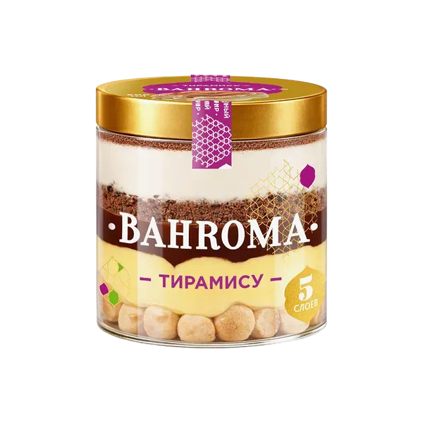 Мороженое Bahroma пломбир Тирамису с кофе 320г
