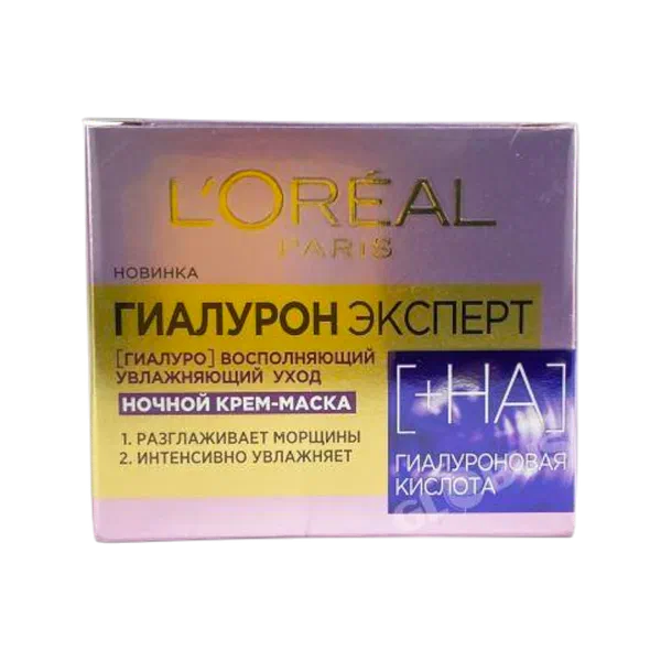 Крем д/лица L'Oreal Paris ночн гиалурон эксперт 50мл