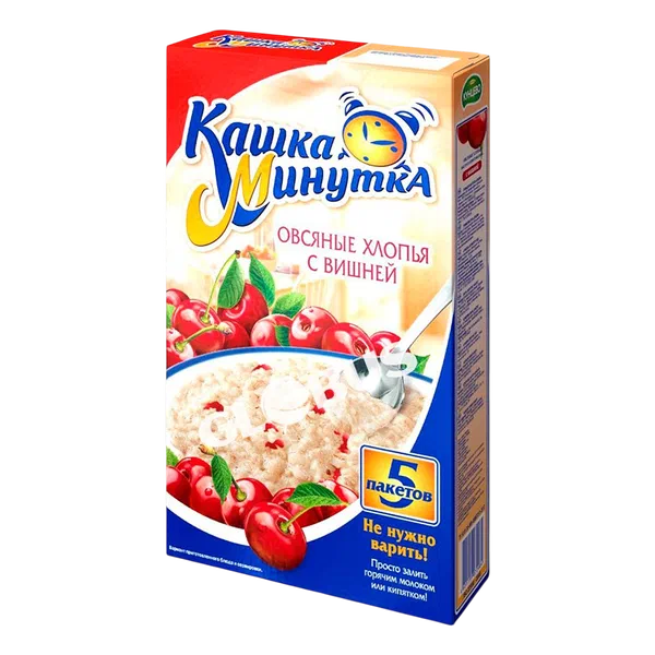 Каша Минутка овсяная с вишней пак 5*37г