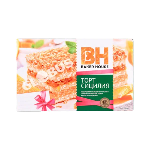 Торт Baker House Сицилия бисквитный 350г
