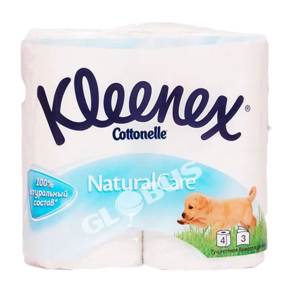 Бумага туал Kleenex Natural Care 3сл 4рул