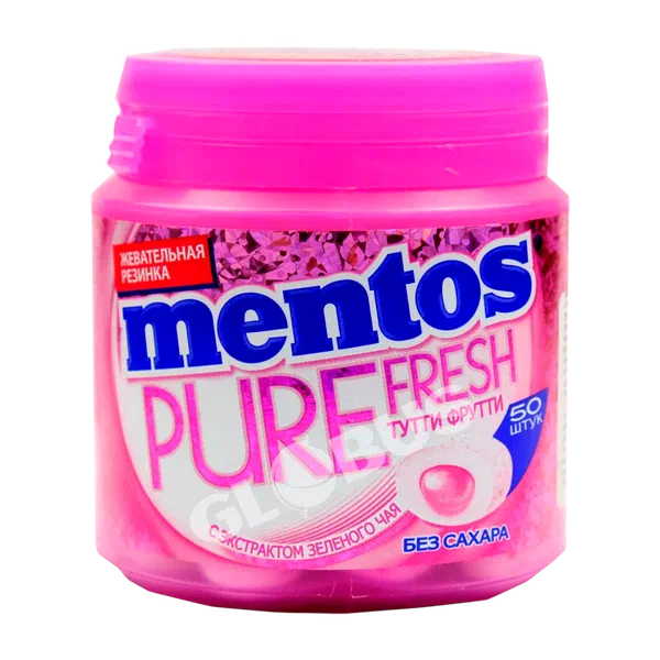 Жев. резинка Mentos Pure Fresh тутти-фрутти 100г Perfetti van Melle