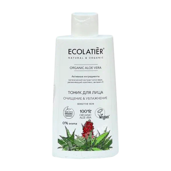 Ecolatier Aloe Vera очищ/увлажн тоник 250мл