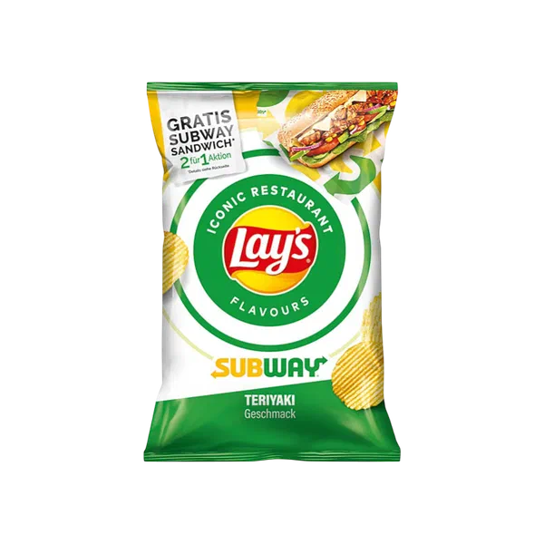 Lay's Subway Teriyaki чипсылары 150г п/п
