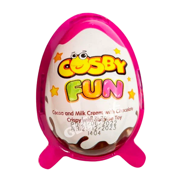Яйцо пласт. Cozby Fun д/девочек 30г