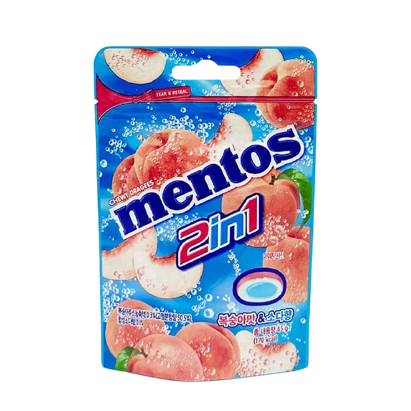 Mentos Duo Soda Шабдалы момпосуйлары 45г