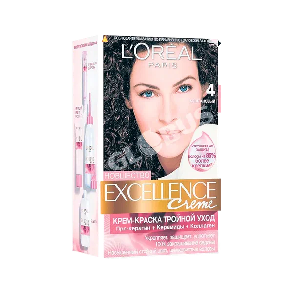 L'Oreal Excellence чач боегу №4 каштан 