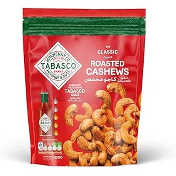TABASCO ROASTED ALMONDS 200G - TABASCO SEASONED ROASTED ALMONDS
