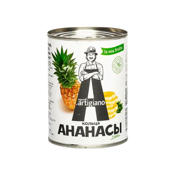 Artigiano шакек ананстары конс. 580мл ж/б