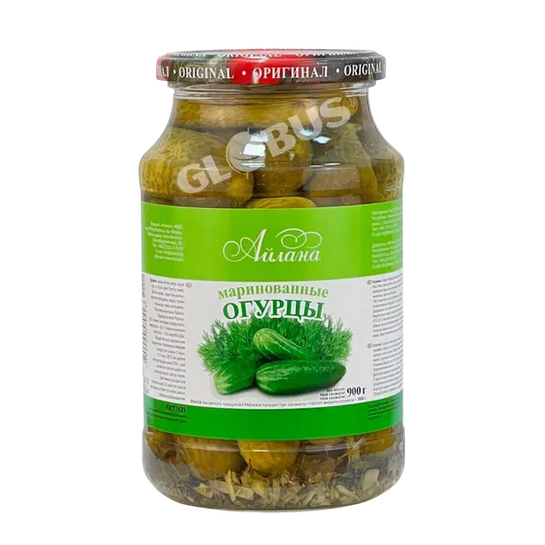 Огурцы Айлана марин. 900г ст/б
