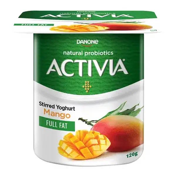 ACTIVIA YOGURT MANGO 120G - MANGO SPOONABLE YOGURT