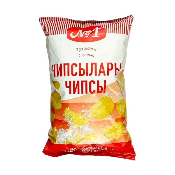 Чипсы №1 соль 140г PL1