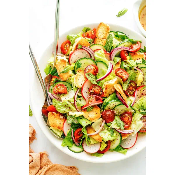 FRESH CRUNCHY FATTOUSH SALAD BOWL
