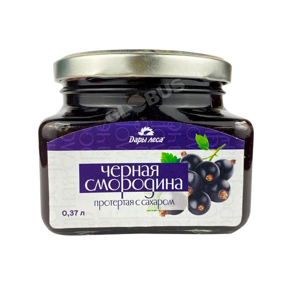 Варенье Дары леса черная смородина протерт.с сахаром 430г