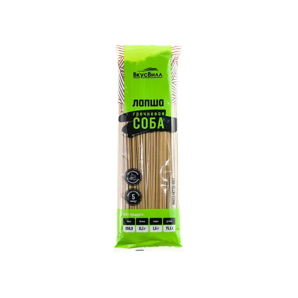 Лапша Вкусвилл гречневая соба 400г