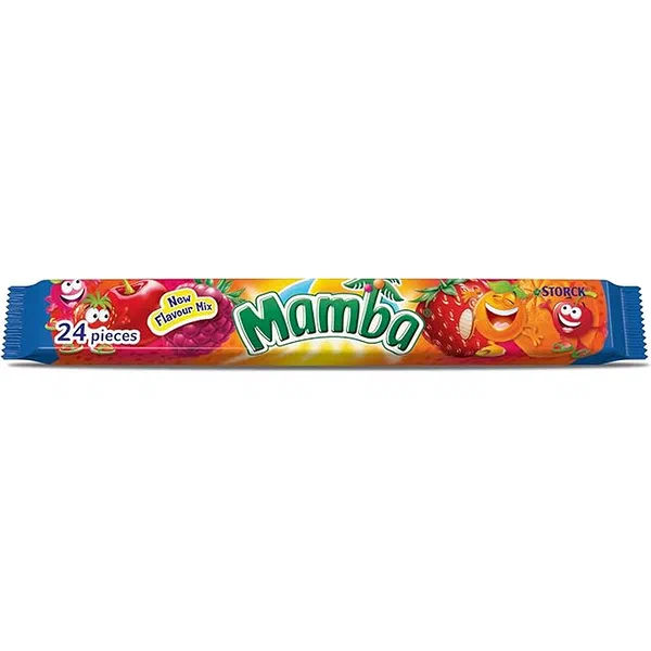 MAMBA ASSORTED FRUIT FLAVORED CHEWY CANDY STICK 26.5G