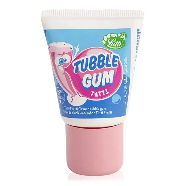 CARAMBAR&CO TUBBLE TUTTI 35G - TUTTI FRUTTI BUBBLE CHEWING GUM