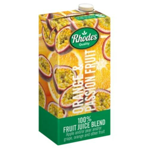 Rhodes Orange Passion Fruit 100% Juice 1L