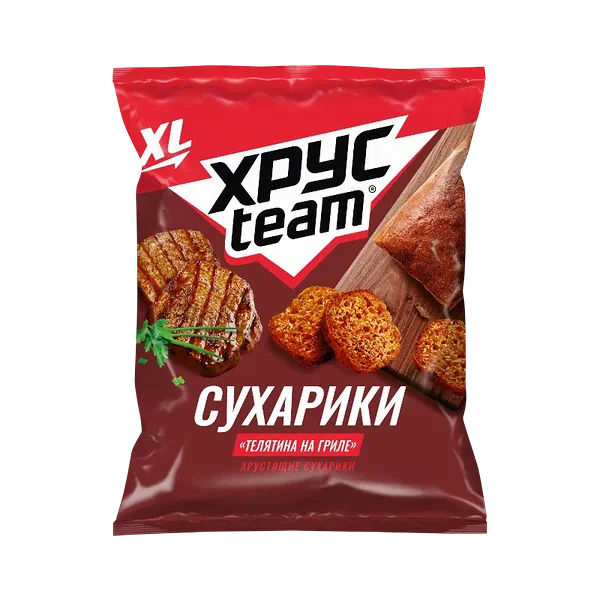 Сухари Хрусteam телятина 100г п/п Фрито Лей Россия 24