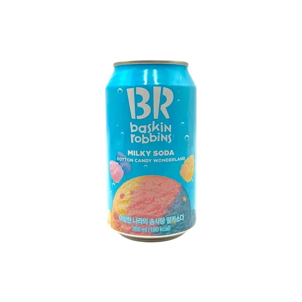 Напиток Baskin Robbins сладкая вата газ 0,350л ж/б Южная Корея 12