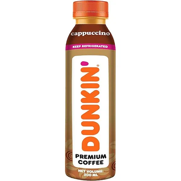 DUNKIN' DONUTS ICED COFFEE CAPPUCCINO FLAVORED DRINK 300ML