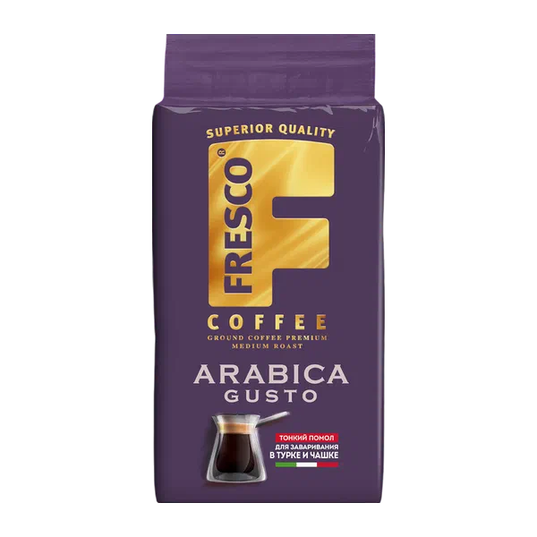 Fresco Arab.Gusto майдаланган кофе  250г в/у