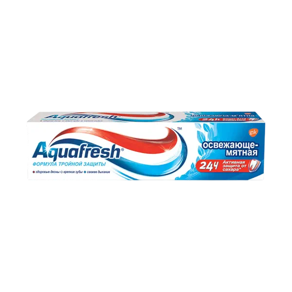 GSK Aquafresh освежающе-мятная тиш пастасы 50мл