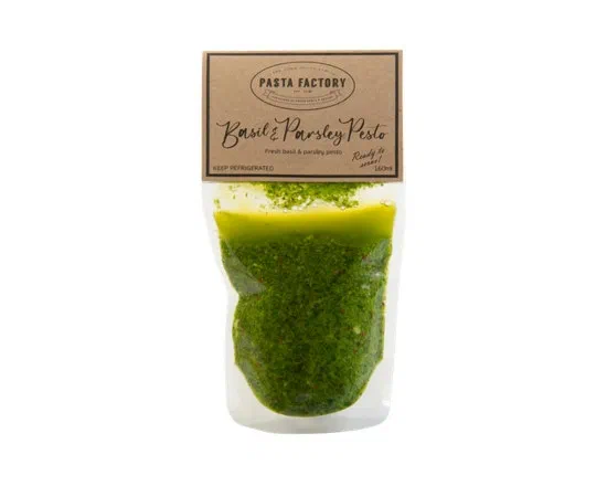Pasta Factory Basil & Parsley Pesto 200ml (Fresh)