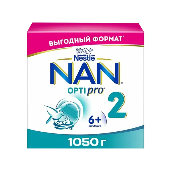 Nan 2 OPTIPRO сүт кург.бал.арал. 6 ай 1050г