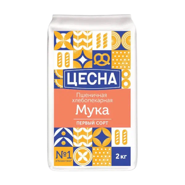 Мука Цесна 1 сорт 2кг