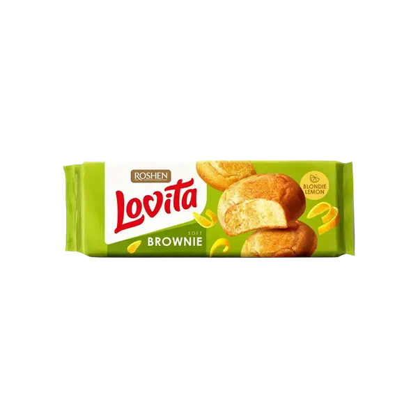 Печенье Roshen Lovita Brownie сдобн с лимоном 152г